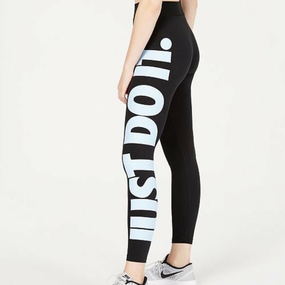 Nike Pants - SOLD NIKE Legasee Just Do It Black Leggings Tights